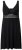 Ulla Popken 855428 Negligé med spets Svart - Nattlinnen - 