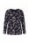 Ulla Popken 856134 Blommig pyjamas Svart - Pyjamas/Loungewear - 