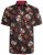 Kam Jeans 6042 Rose Skull Digital Print Shirt Black - Skjortor - Stora skjortor - 2XL-8XL