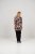 Scandinavian Caramel Flower Petals Tunic Brown - Tryckta T-shirts för dam i stora storlekar - 