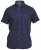 D555 Barrington Short Sleeve Shirt Navy - Skjortor - Stora skjortor - 2XL-8XL