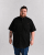 Motley Denim Zagreb Kortärmad Skjorta Svart - Skjortor - Stora skjortor - 2XL-8XL