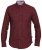 D555 Dawson Textured Shirt Dark Red - Skjortor - Stora skjortor - 2XL-8XL