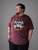 Kam Jeans 5753 Buccaneer Print T-Shirt BURGUNDY MARL - T-shirts - Stora T-shirts - 2XL-14XL