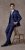 Skopes Kennedy Kostymkavaj Royal Blue - Kostymer och Kavajer - Kostymer i stora storlekar
