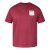 North Latitude T-Shirt With Print Röd - T-shirts - Stora T-shirts - 2XL-14XL