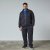 North Latitude Sweat Cardigan Svart - TALL tröjor - TALL sweatshirts för långa män