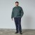 North Latitude Crewneck Logo Sweat Grön/Khaki - TALL tröjor - TALL sweatshirts för långa män