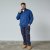 North Latitude Sweat Cardigan Blå - TALL tröjor - TALL sweatshirts för långa män