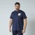 North Latitude T-Shirt With Print Mörkblå - T-shirts - Stora T-shirts - 2XL-14XL