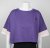 Nora Mikken AGNES Crop Top Purple - T-shirts - 