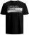 Jack & Jones Booster T-shirt Black - T-shirts - Stora T-shirts - 2XL-14XL
