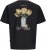 Jack & Jones Lington Back And Front Print Crew Neck T-Shirt Black - T-shirts - Stora T-shirts - 2XL-14XL