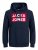 Jack & Jones JJECORP Hoodie Navy - Tröjor & hoodies - Stora hoodies & tröjor - 2XL-14XL