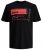 Jack & Jones JCOBOOSTER TEE Black - T-shirts - Stora T-shirts - 2XL-14XL