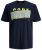 Jack & Jones JCOBOOSTER TEE Navy - T-shirts - Stora T-shirts - 2XL-14XL