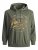 Jack & Jones JPRBLUBOOSTER SWEAT Hoodie Khaki - Tröjor & hoodies - Stora hoodies & tröjor - 2XL-14XL