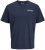Jack & Jones Yuki Back Print Crew Neck T-Shirt Sky Captain - T-shirts - Stora T-shirts - 2XL-14XL