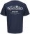 Jack & Jones Yuki Back Print Crew Neck T-Shirt Sky Captain - T-shirts - Stora T-shirts - 2XL-14XL