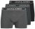 Jack & Jones Black Friday Trunks 3-Pack Grey Black - Underkläder & badkläder - Stora underkläder för män