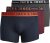 Jack & Jones LICHFIELD Trunks 3-Pack Burgundy - Underkläder & badkläder - Stora underkläder för män