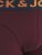 Jack & Jones LICHFIELD Trunks 3-Pack Burgundy - Underkläder & badkläder - Stora underkläder för män