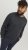 Jack & Jones BASIC Knitted Sweater Dark Grey Melange - Tröjor & hoodies - Stora hoodies & tröjor - 2XL-14XL
