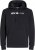 Jack & Jones CORP LOGO PLAY 5 Print Hoodie Black - Tröjor & hoodies - Stora hoodies & tröjor - 2XL-14XL