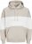 Jack & Jones LEGACY 2 Color Hoodie Beige - Tröjor & hoodies - Stora hoodies & tröjor - 2XL-14XL