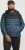 Jack & Jones SPRINT Black Blocking Quilted Hooded Jacket Turquoise Blue - Jackor - Stora jackor - 2XL-12XL