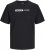 Jack & Jones CORP Logo Play 5 T-Shirt Black - T-shirts - Stora T-shirts - 2XL-14XL
