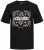 Jack & Jones JJPAISLEY T-Shirt Black - T-shirts - Stora T-shirts - 2XL-14XL