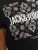 Jack & Jones JJPAISLEY T-Shirt Black - T-shirts - Stora T-shirts - 2XL-14XL