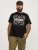 Jack & Jones JJPAISLEY T-Shirt Black - T-shirts - Stora T-shirts - 2XL-14XL
