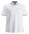 Jack & Jones PAULOS Short Sleeve Polo White/PS - Pikétröjor - Stora pikétröjor - 2XL-8XL
