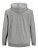 Jack & Jones Basic Sweat Zip Hood Light Grey Melange - Tröjor & hoodies - Stora hoodies & tröjor - 2XL-14XL