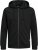 Jack & Jones Basic Sweat Zip Hood Black - Tröjor & hoodies - Stora hoodies & tröjor - 2XL-14XL
