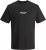 Jack & Jones ESTERBRO T-Shirt Black - T-shirts - Stora T-shirts - 2XL-14XL