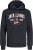 Jack & Jones 2 COL LOGO Hoodie Dark Navy - Tröjor & hoodies - Stora hoodies & tröjor - 2XL-14XL