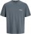 Jack & Jones Lington Crew Neck T-Shirt Grey - T-shirts - Stora T-shirts - 2XL-14XL
