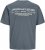 Jack & Jones Lington Crew Neck T-Shirt Grey - T-shirts - Stora T-shirts - 2XL-14XL