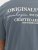 Jack & Jones Lington Crew Neck T-Shirt Grey - T-shirts - Stora T-shirts - 2XL-14XL