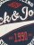 Jack & Jones JJELOGO TEE Navy - T-shirts - Stora T-shirts - 2XL-8XL