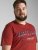 Jack & Jones JJELOGO TEE Red - T-shirts - Stora T-shirts - 2XL-14XL