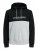 Jack & Jones JJEURBAN BLOCKING SWEAT Black - Tröjor & hoodies - Stora hoodies & tröjor - 2XL-14XL
