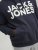 Jack & Jones CORP LOGO Large Print Hoodie Navy Blazer - Tröjor & hoodies - Stora hoodies & tröjor - 2XL-14XL