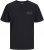 Jack & Jones CORP Logo T-Shirt Black w Small Black Print - T-shirts - Stora T-shirts - 2XL-14XL