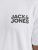 Jack & Jones CORP Logo T-Shirt White w Small Black Print - T-shirts - Stora T-shirts - 2XL-14XL