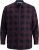 Jack & Jones Gingham L/S Shirt Dark Red - Skjortor - Stora skjortor - 2XL-8XL