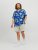 Jack & Jones JORLUKE FLORES Resort Shirt Nautical Blue - Skjortor - Stora skjortor - 2XL-8XL